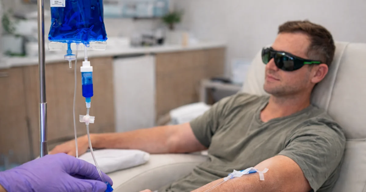 Methle Blue IV Therapy at Revive UV Longue